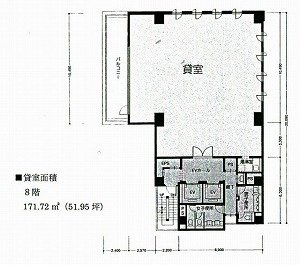 興信ビル8F 間取り図