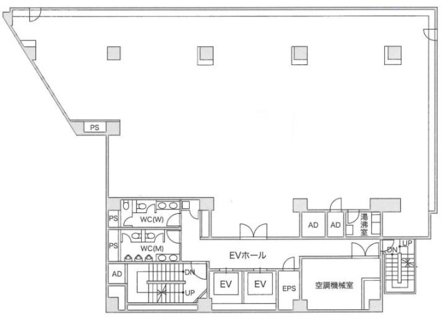 藤久ビル東1号館6F 間取り図