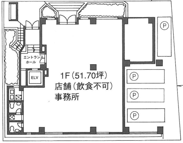 MYビル1F 間取り図