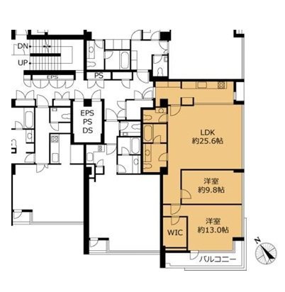 VORT六本木Dual’s307 間取り図