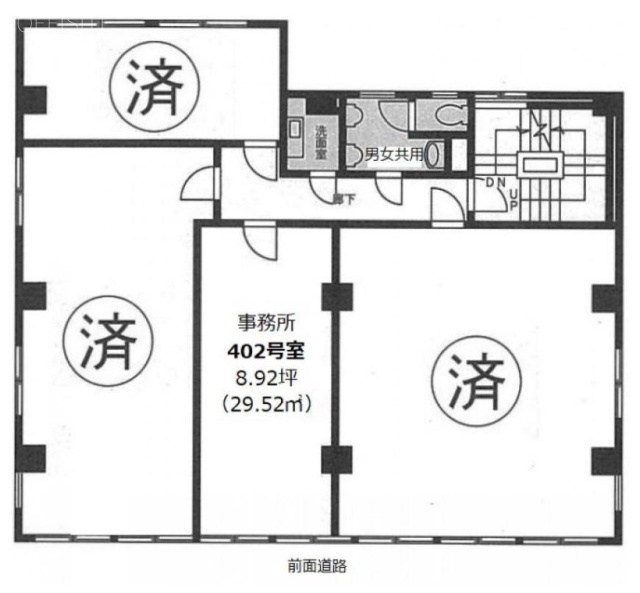 芳町ビル402 間取り図