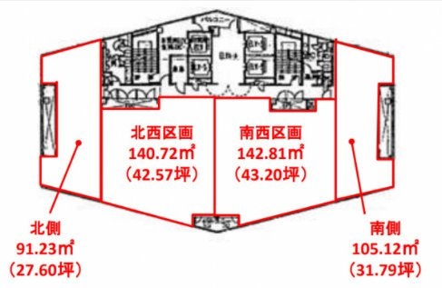 京阪世田谷ビル南 間取り図