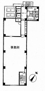 伊場仙ビル6F 間取り図