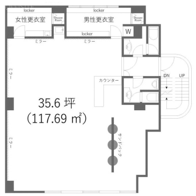 第3布施ビル2F 間取り図