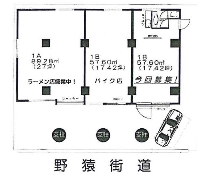 カーサコラムナビル1F 間取り図