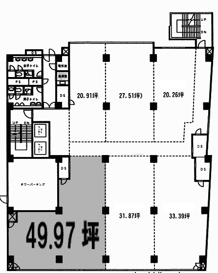 小田急西新宿ビル204 間取り図