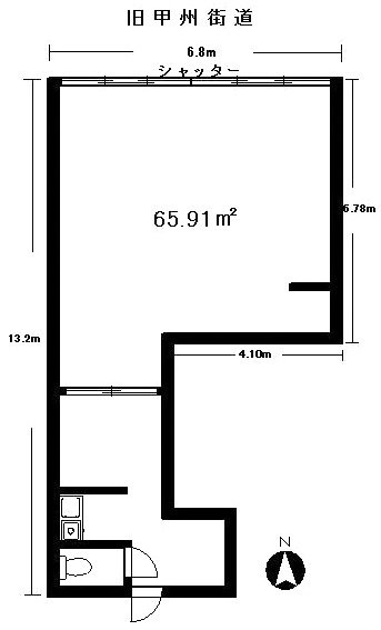 松屋ビル1F 間取り図