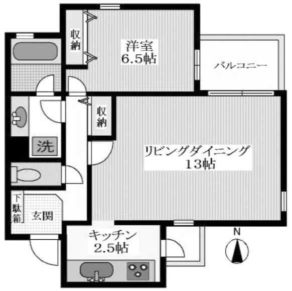 コート東北沢ビル102 間取り図