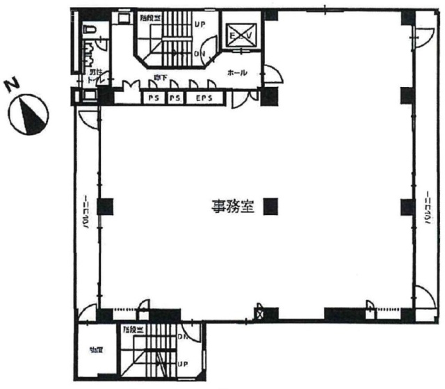 西新橋難波ビル6F 間取り図