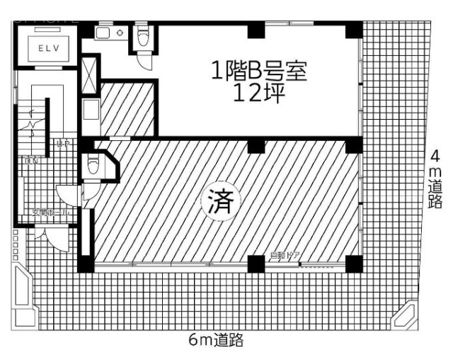 ユニオンビルB 間取り図