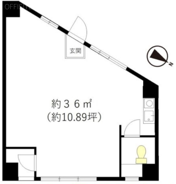 御池ビル302 間取り図