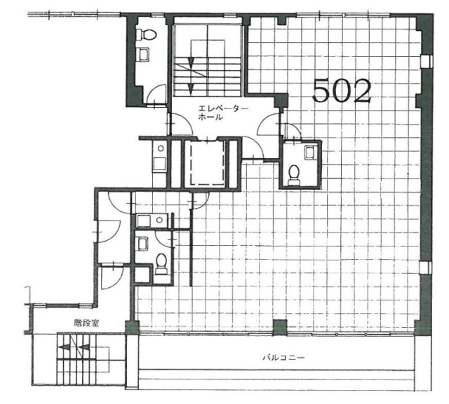 麻仁ビル渋谷(まにビル)ビル502 間取り図