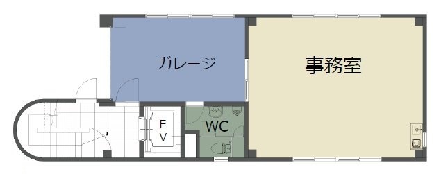 イマス新大橋ビル1F 間取り図