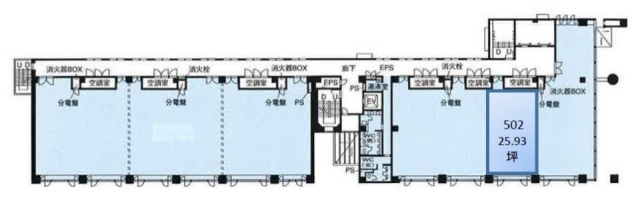 立花亀戸ビルA棟502 間取り図