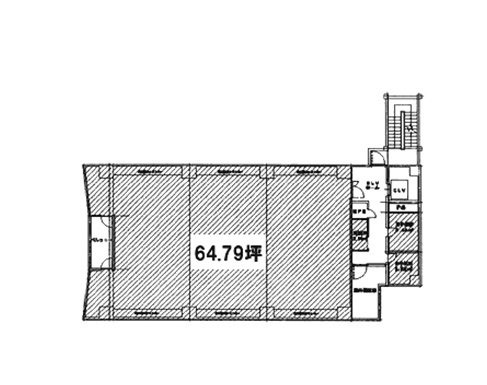 芝2丁目ビル7F 間取り図