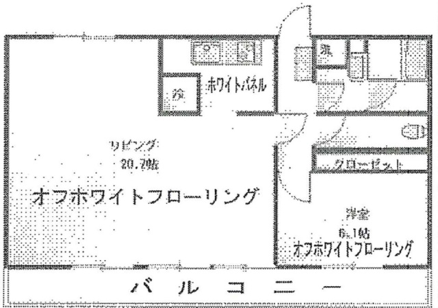 第2広尾フラワーハイホームB棟ビル902 間取り図