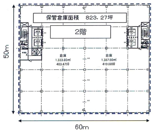 北砂倉庫ビル2F 間取り図