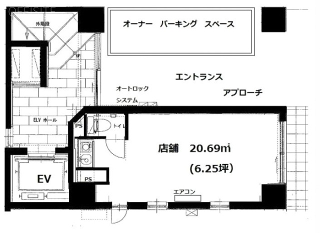 TOJIN駒込ビル101 間取り図