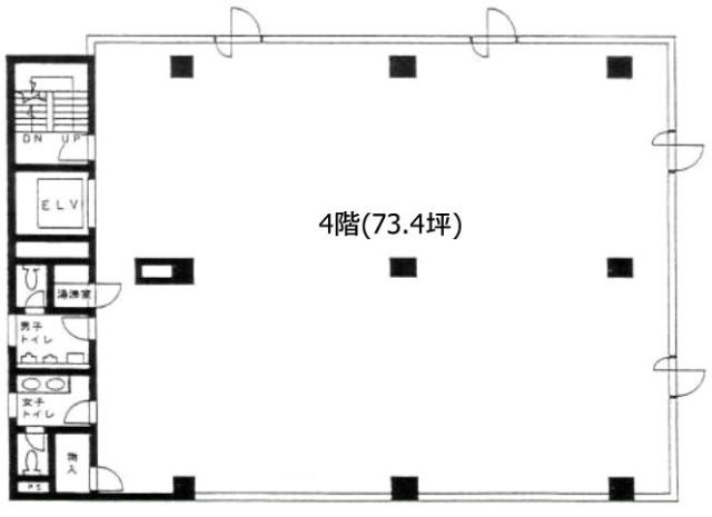 SAISEI馬込駅前ビル4F 間取り図