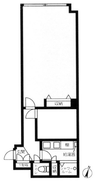 ライオンズマンション赤坂第2303 間取り図