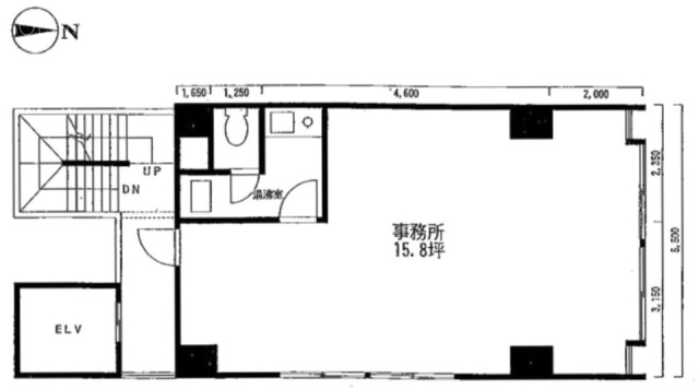 東上野プロシャンビル2F 間取り図
