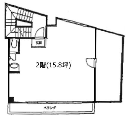 第二夢工房ビル2F 間取り図