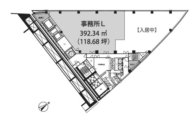 汐留エッジL 間取り図