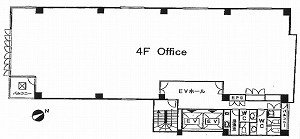 共生ビル別館4F 間取り図