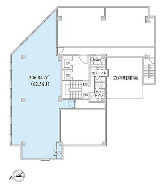 中村LKビルB 間取り図