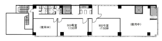 東益ビル503 間取り図
