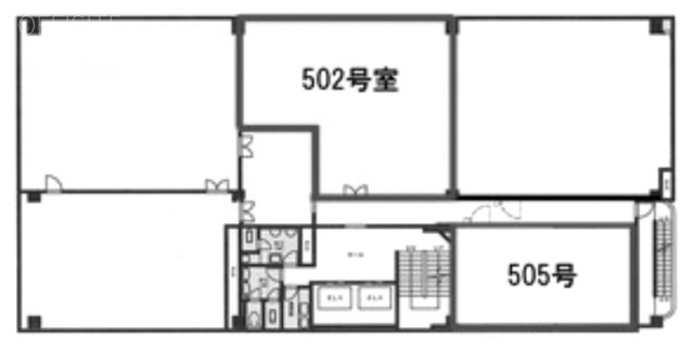 わかちく千葉ビル502 間取り図