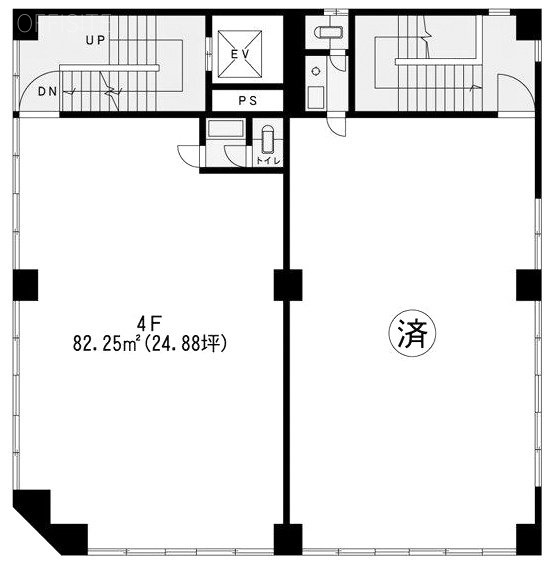 協和ビル4F 間取り図