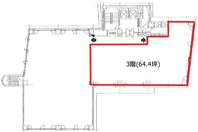 上野THビル3F 間取り図