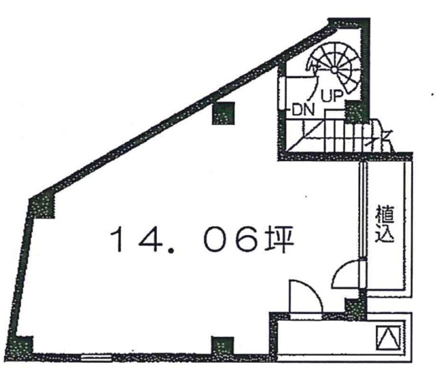 ベルフェアー立川ビル7F 間取り図