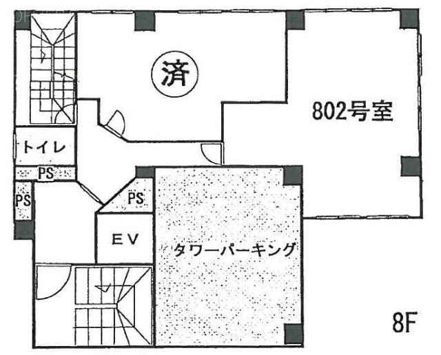 大同ビル802 間取り図