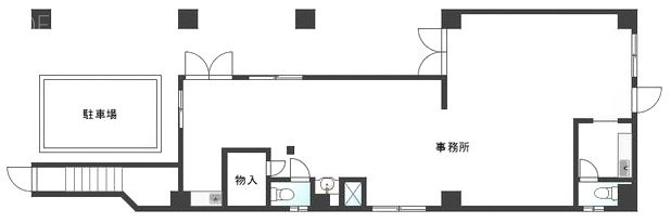 エムモントワビル1F 間取り図