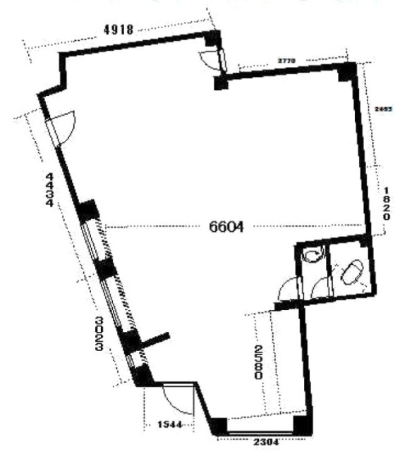 関ビル1F 間取り図