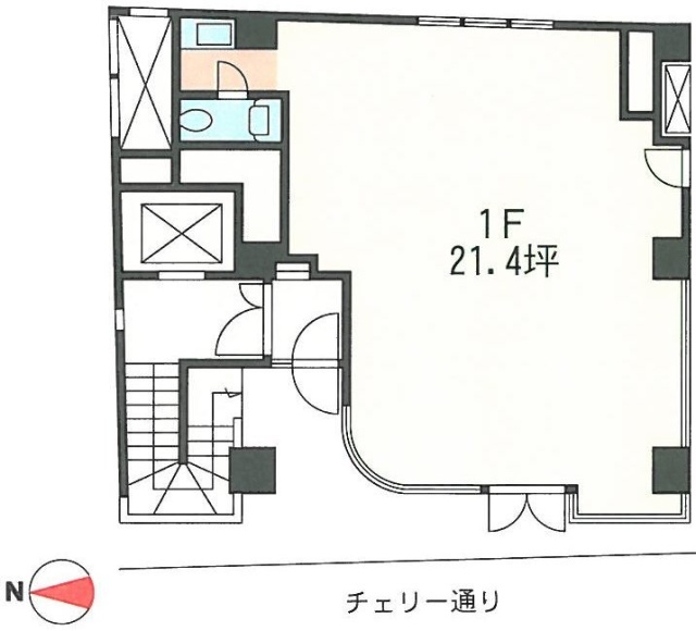 南青山KFKビル1F 間取り図