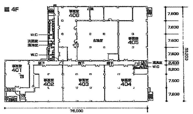 佐賀町ビルD 間取り図