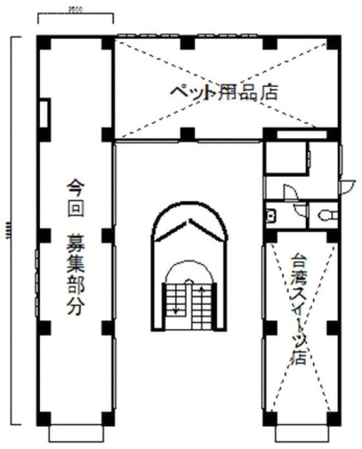 自由が丘テラスビル103 間取り図