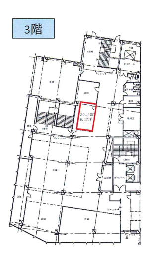 サクラピアビル3F 間取り図