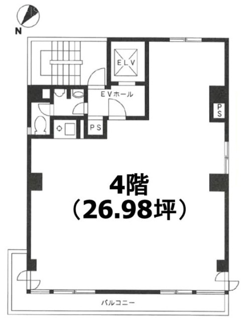 KYS西新宿4F 間取り図