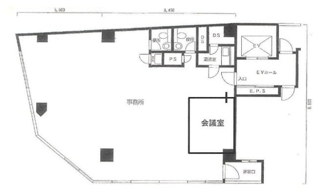 新宿KMビル601 間取り図
