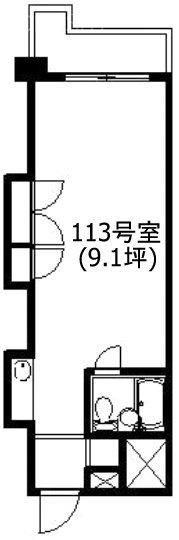 千駄ヶ谷ホリタン113 間取り図