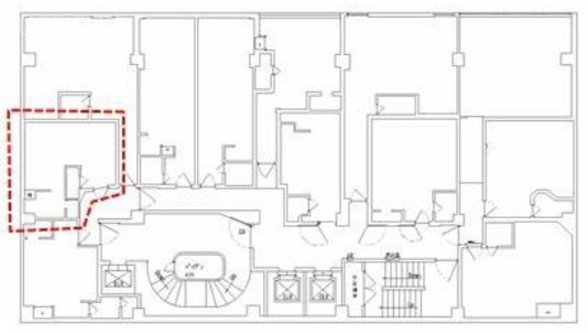 ソワレド銀座弥生ビル4F 間取り図