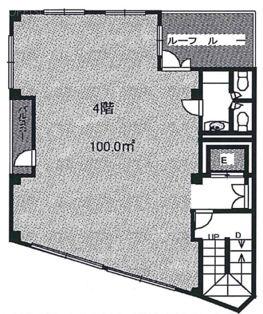 オクタルビル4F 間取り図