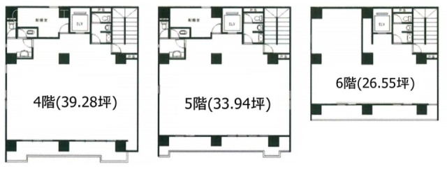 彩鳳新館ビル4F～6F 間取り図