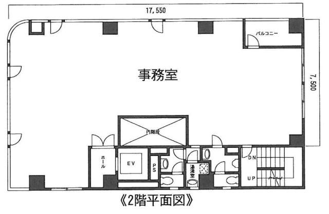 ゼネラル神田ビル2F 間取り図