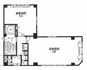 斉木第三ビルA 間取り図