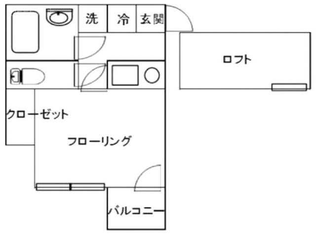 アミカファーストビル303 間取り図